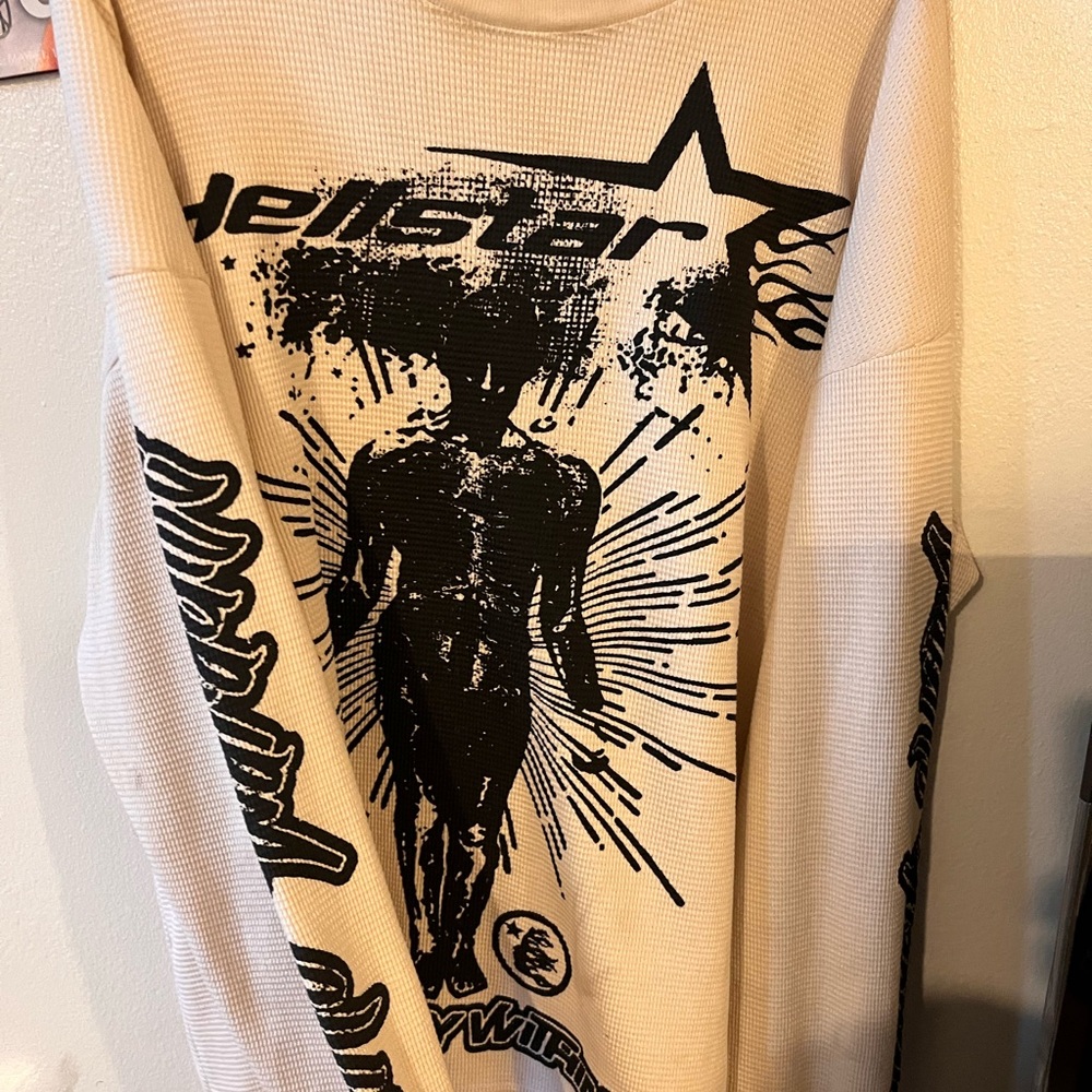 He’ll star Cream Long Sleeve Tee